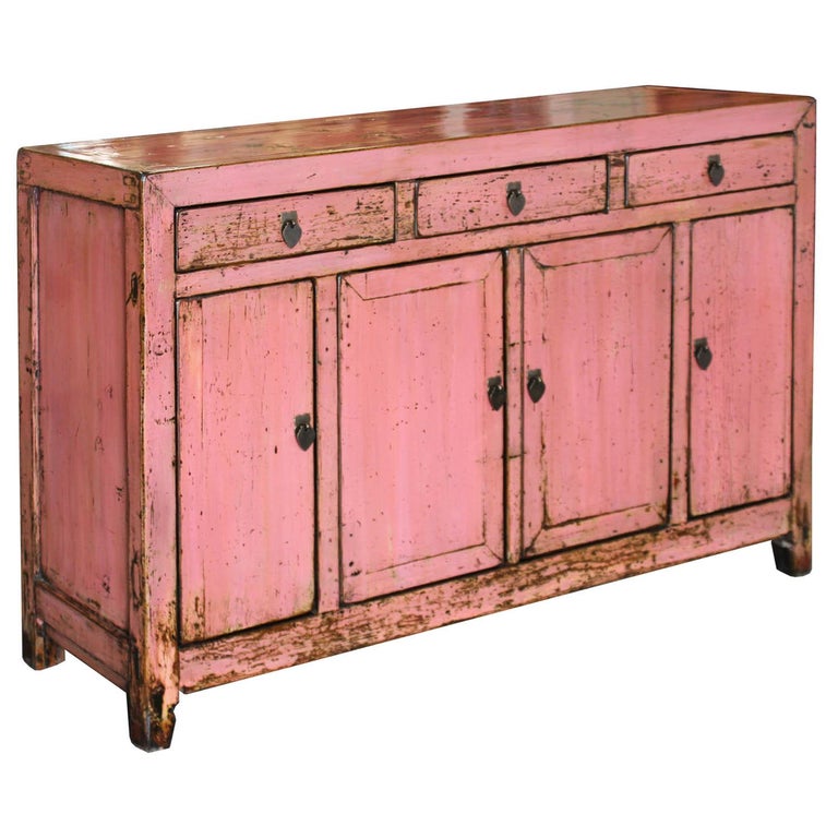 Pink Dongbei Sideboard at 1stDibs
