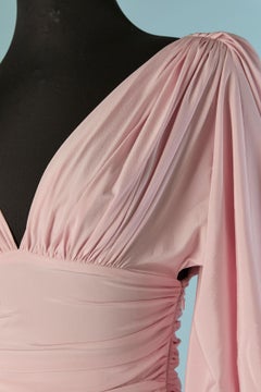Pink draped mini dress ALEXANDRE VAUTHIER