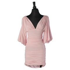 Pink draped mini dress ALEXANDRE VAUTHIER