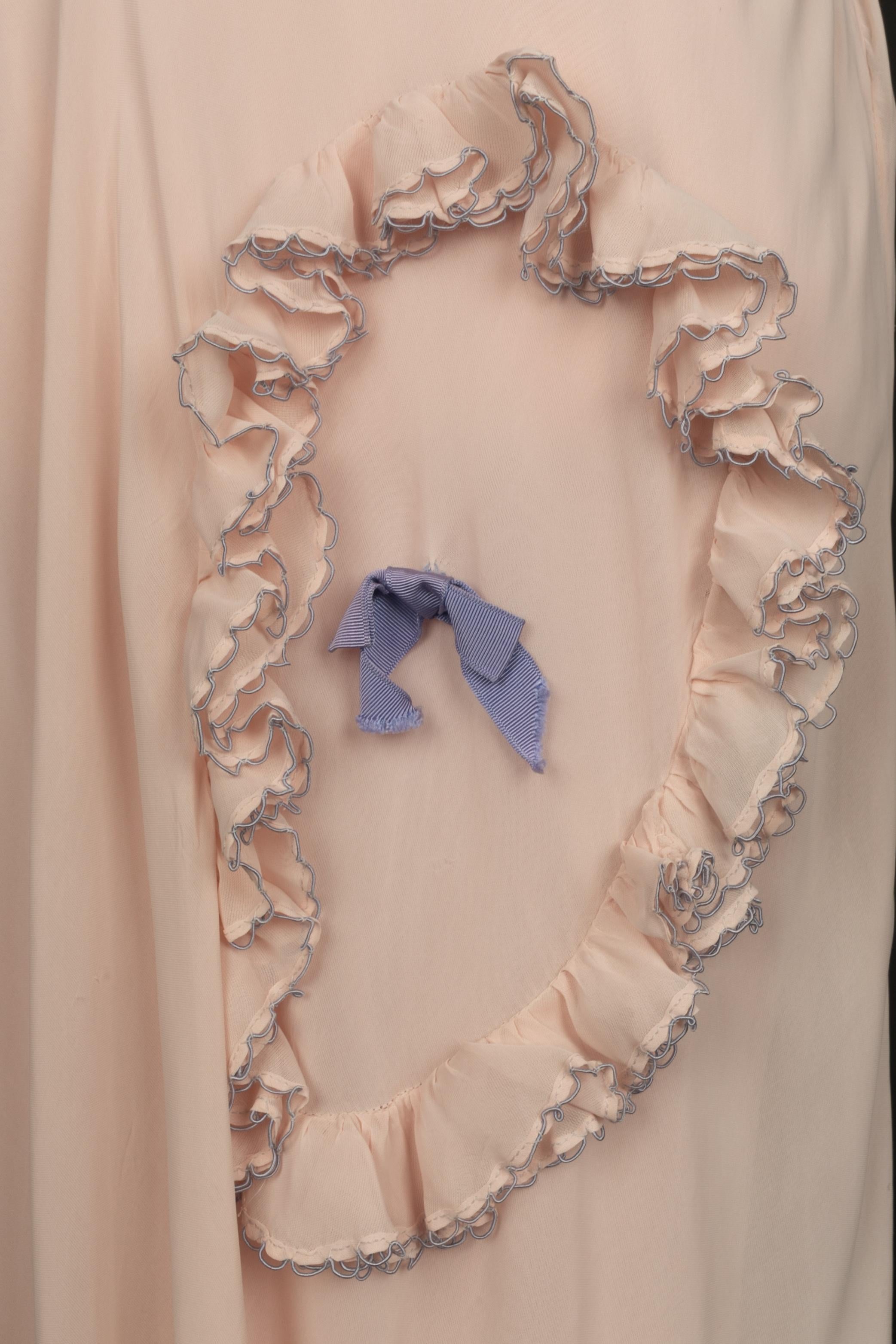 Vestido rosa años 40 en venta 3