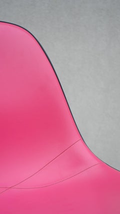 Pink Eames DSX Side Chair by Charles and Ray Eames for Herman Miller