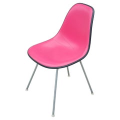 Pink Eames DSX Side Chair by Charles and Ray Eames for Herman Miller