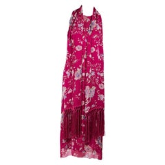 Pink Emanuel Ungaro Floral Silk Dress