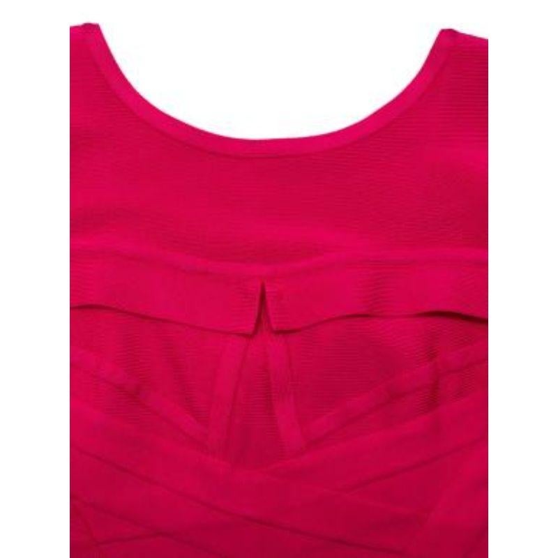 Pink Emmeline Bandage Dress In Excellent Condition For Sale In London, GB