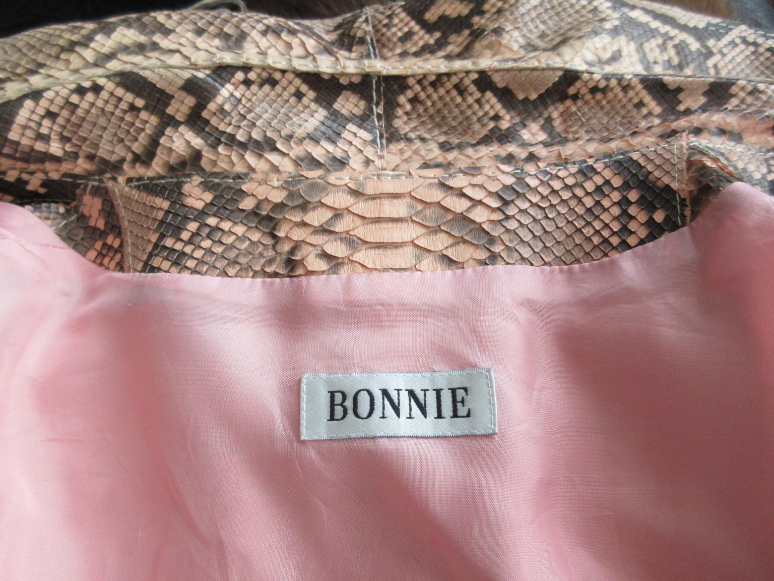 Pink Exotic Skin Leather Jacket 2