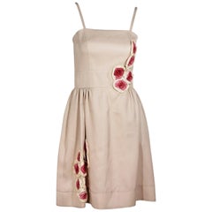 Pink Fendi Floral Dress