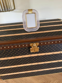 Pink Filigrana Murano Glass Photo Frame