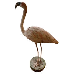 Vintage Pink Flamingo