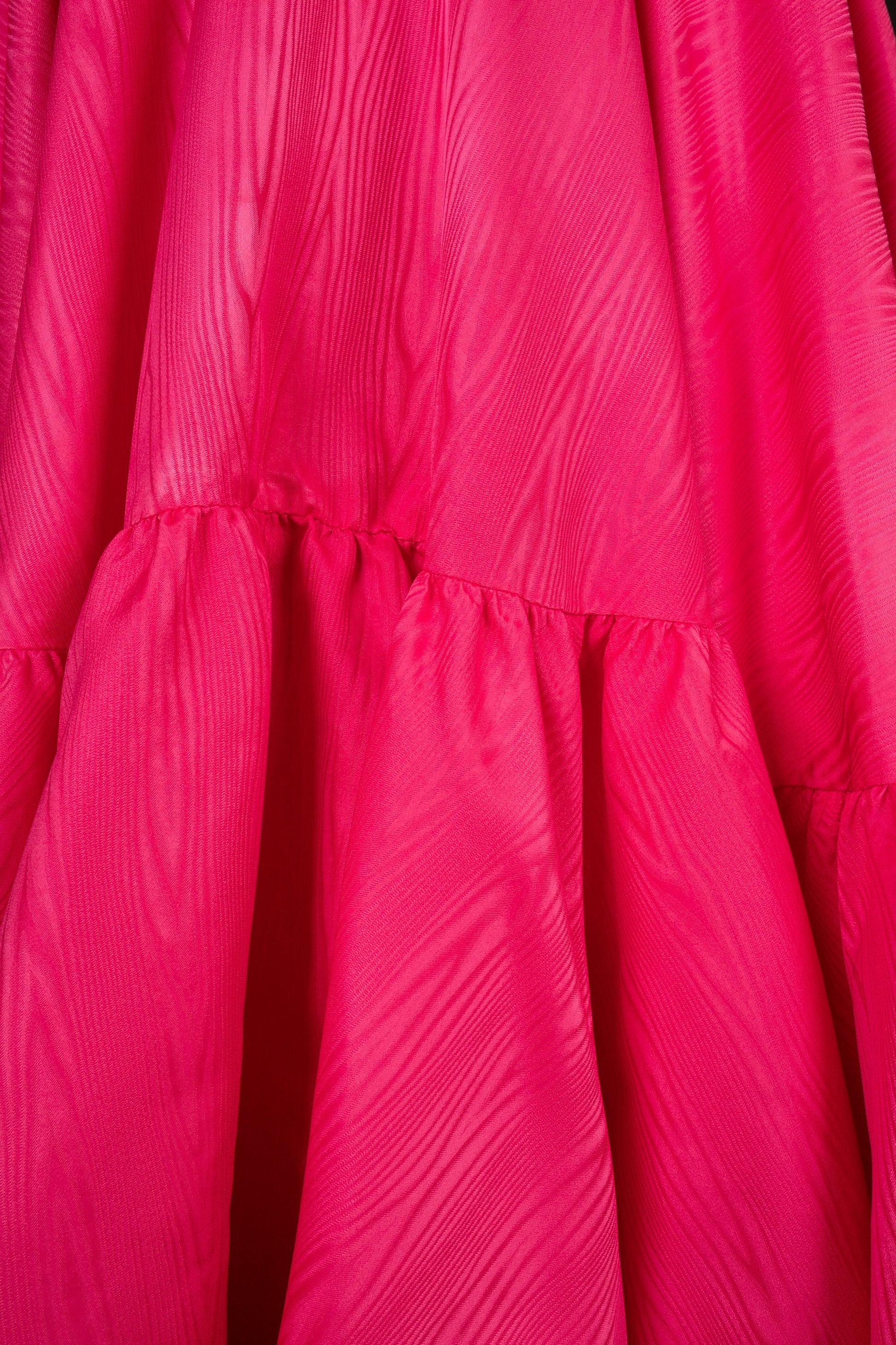 Pink Flounced Skirt For Sale 1