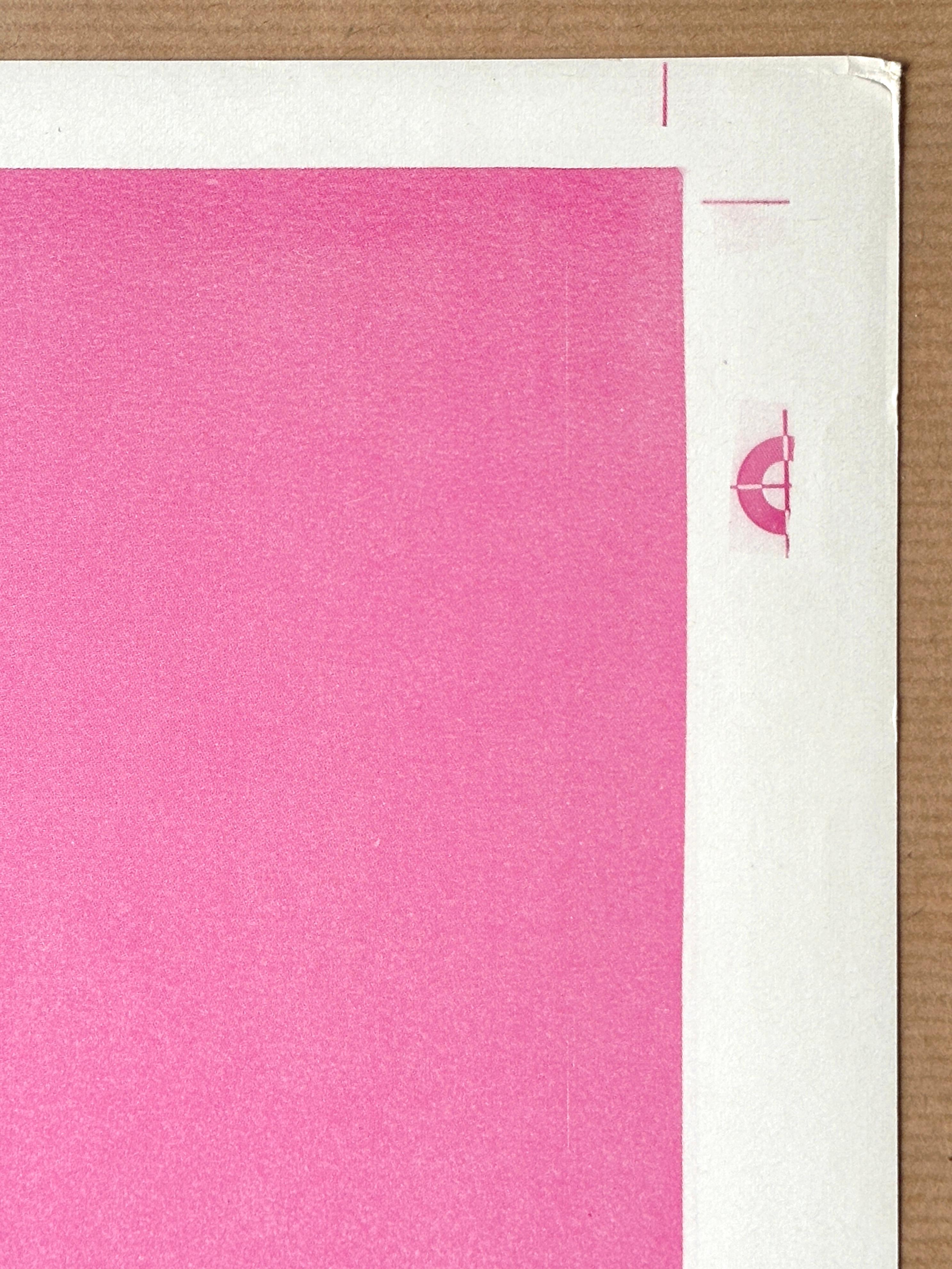 Other Pink Floyd Original Uncut Printer's Progressive Proof Concert Poster, 1977 For Sale