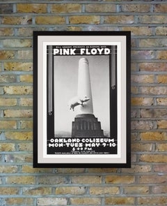 Pink Floyd Original Vintage Concert Poster by Randy Tuten, 1977