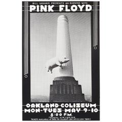 Pink Floyd Original Vintage Concert Poster by Randy Tuten, 1977