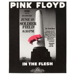 Pink Floyd Original Retro Concert Poster by Randy Tuten, 1977