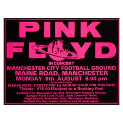 Pink Floyd Original Retro Concert Poster, Manchester, England, 1988