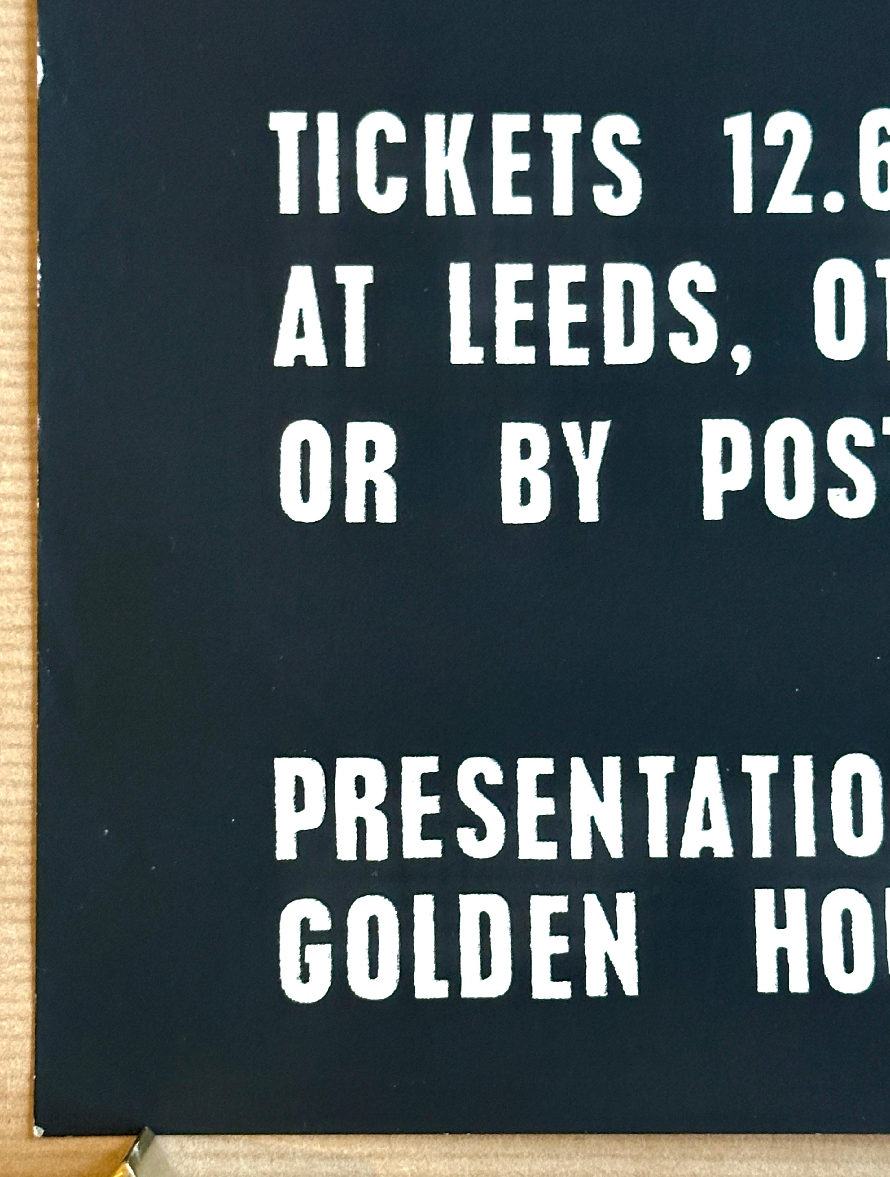 Pink Floyd Original Vintage UK Cartel de concierto, Queen's Hall, Leeds, 1967 en venta 1