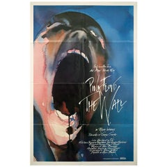 Retro Pink Floyd The Wall 1982 U.S. One Sheet Film Poster