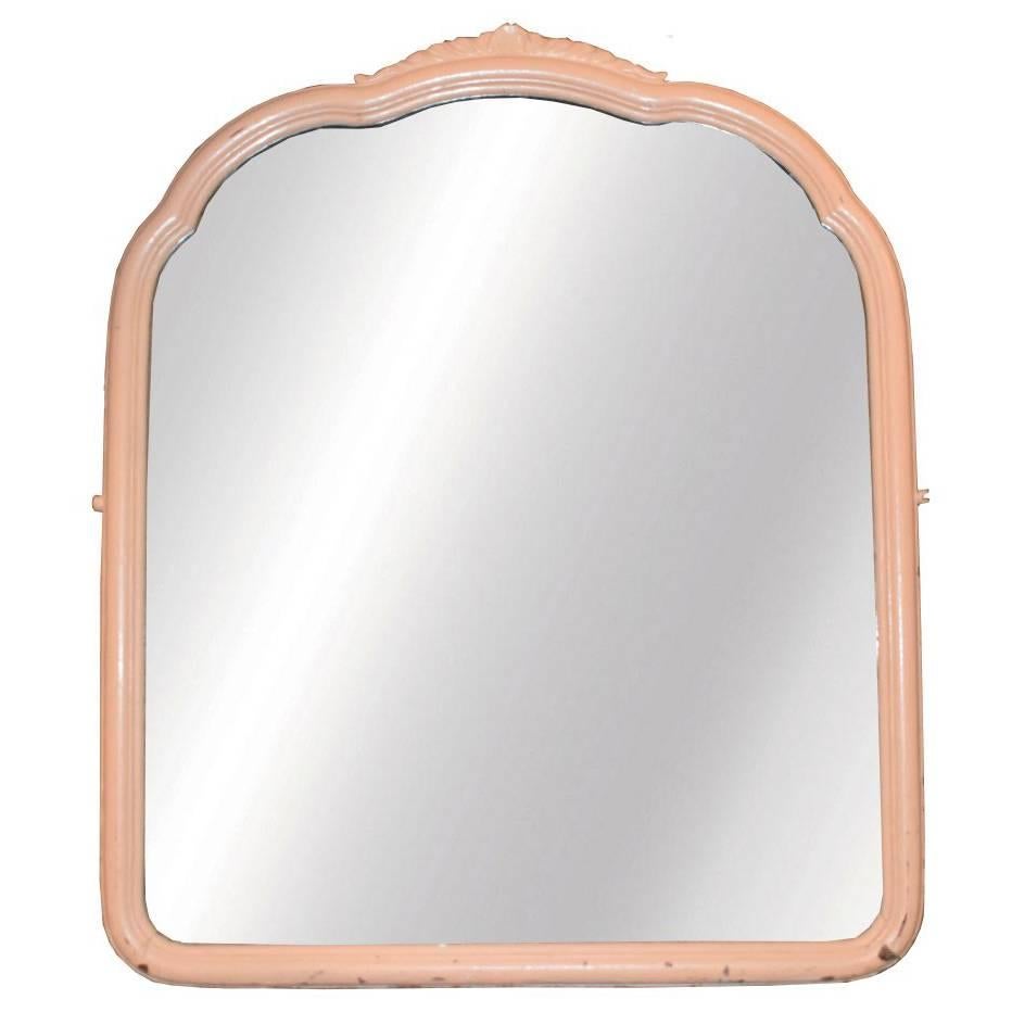 Pink French Provincial Mirror