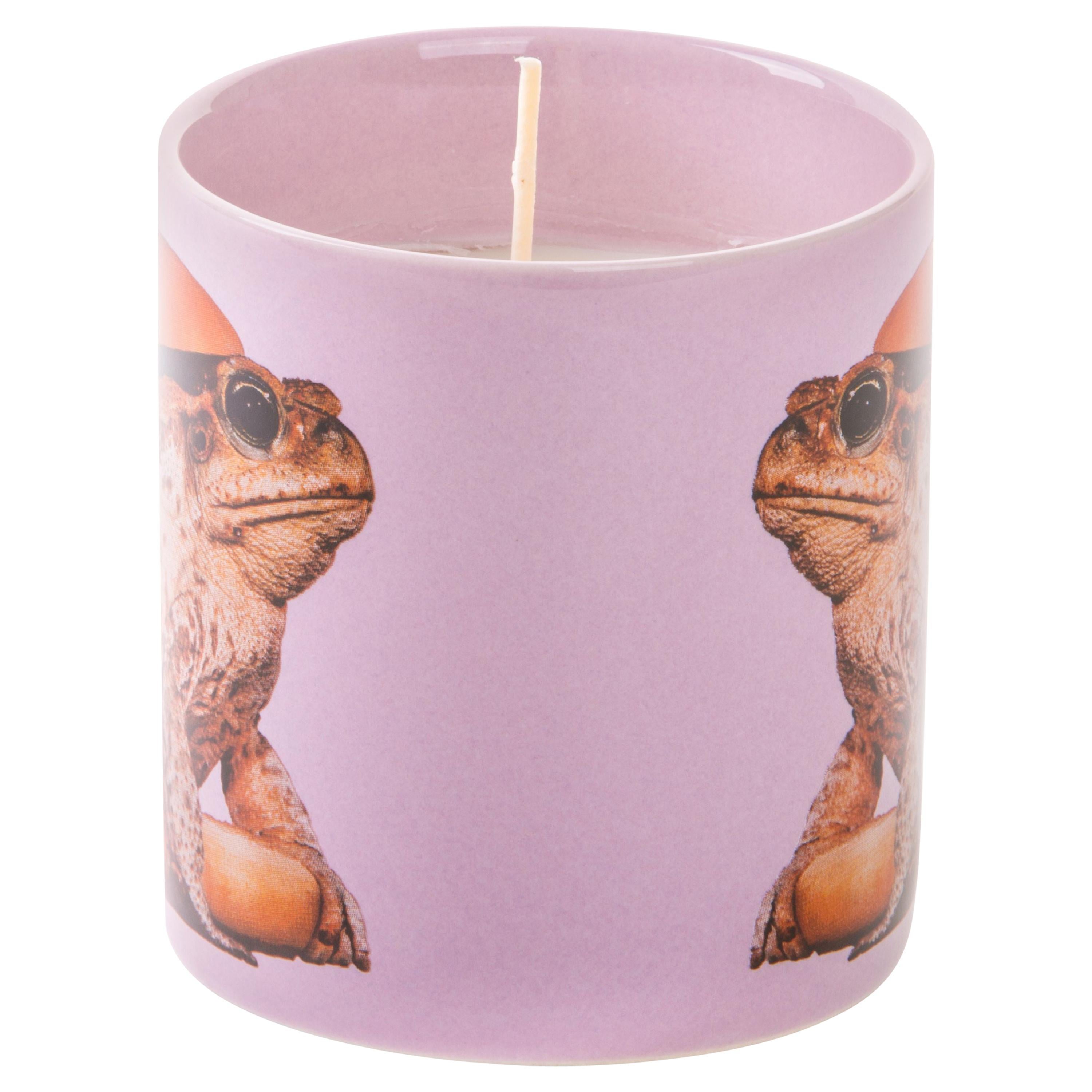 Pink frog candle NWOT