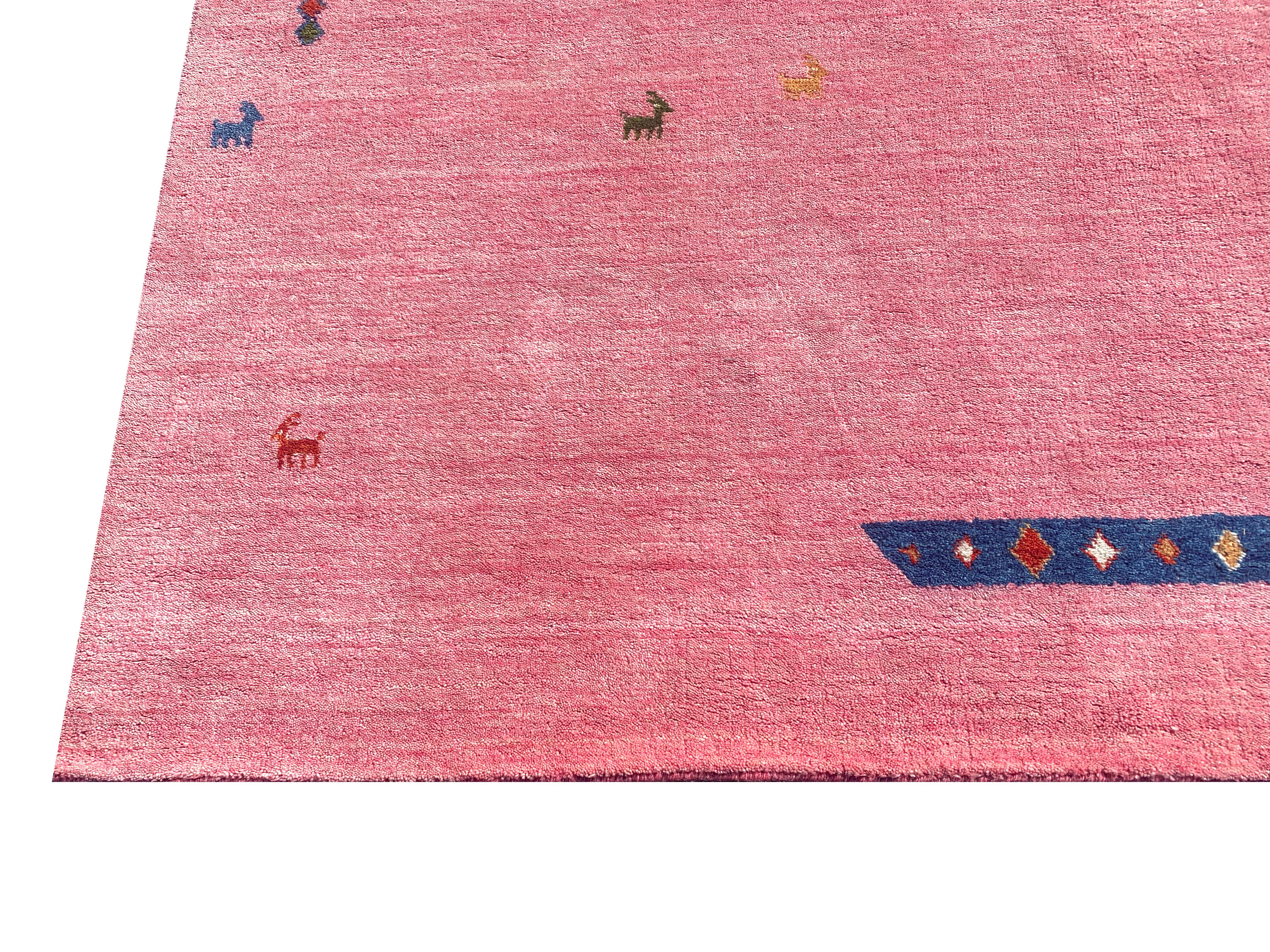 Gabbeh rosa Indio en venta