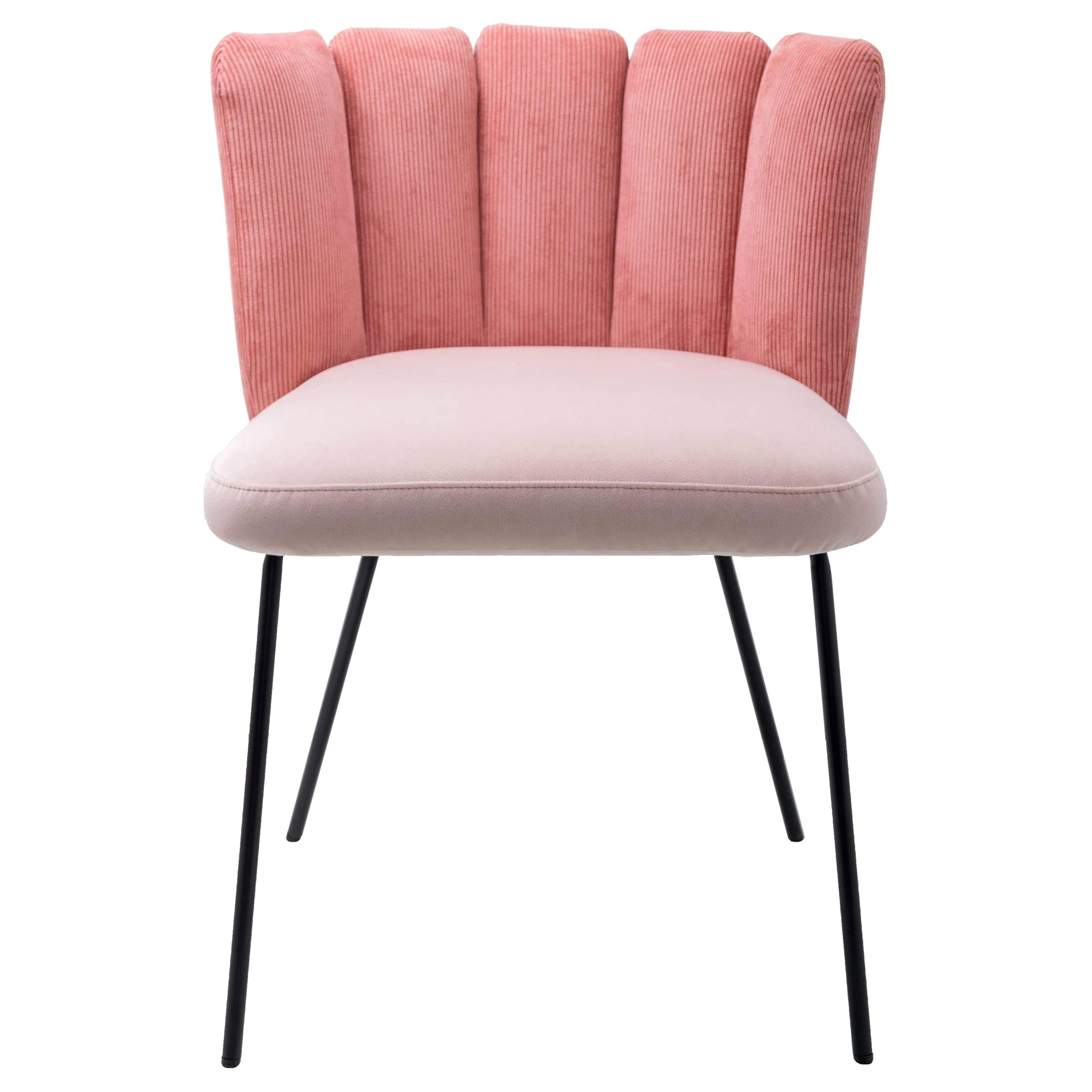 Pink Gaia Dining Chair, Designed by Monica Armani, Made in Italy