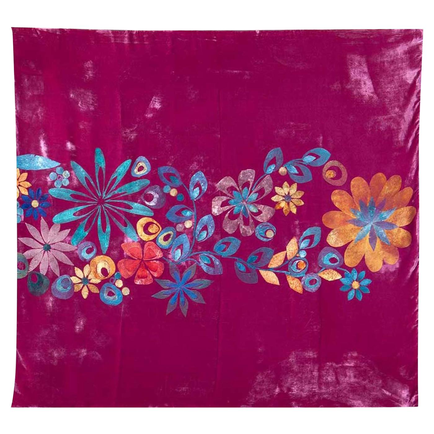 Pink Garden Tapestry