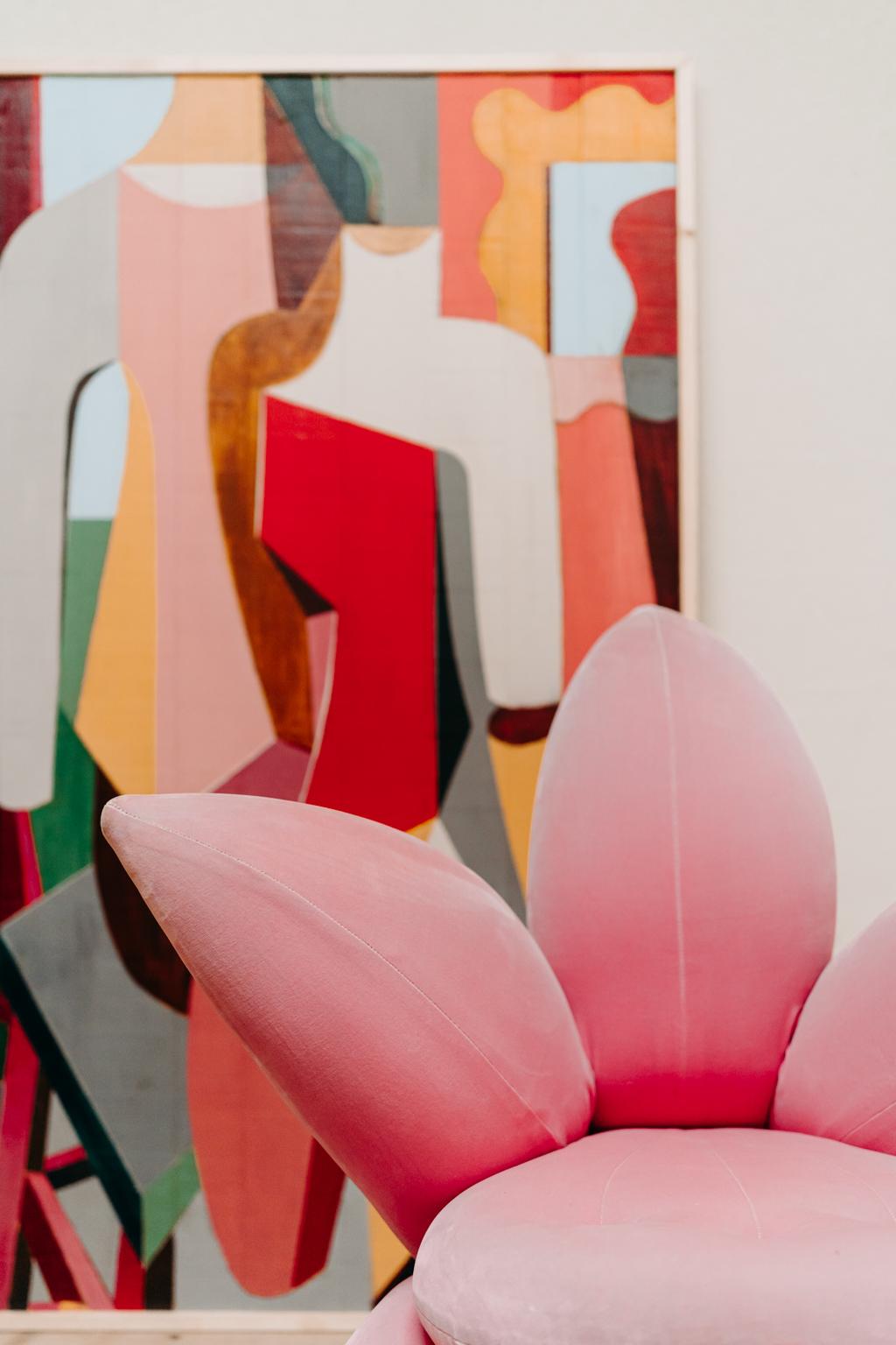 Pink Getsuen Lili Chair by Masanori Umeda, for Edra, Italy 2