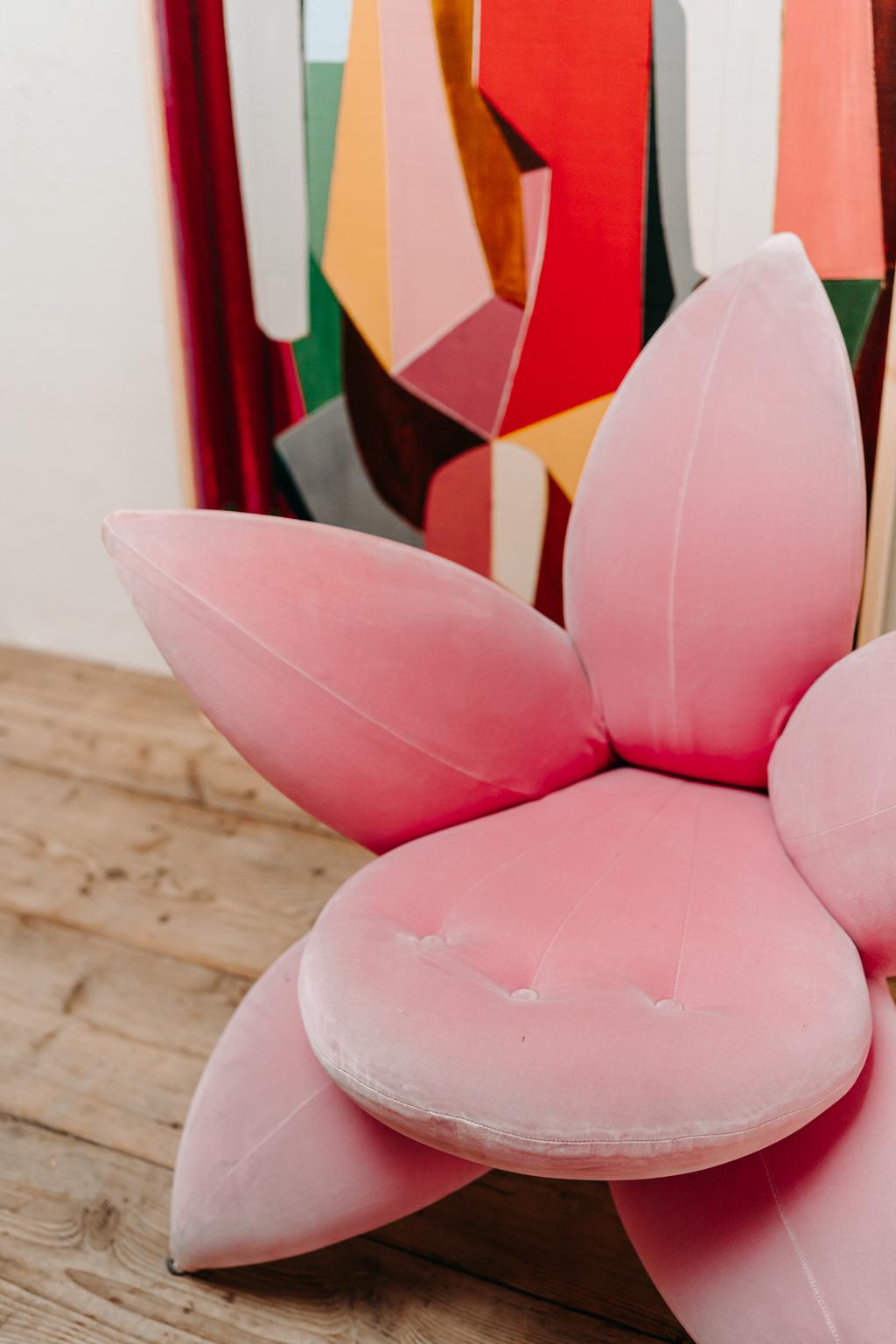 Pink Getsuen Lili Chair by Masanori Umeda, for Edra, Italy 4