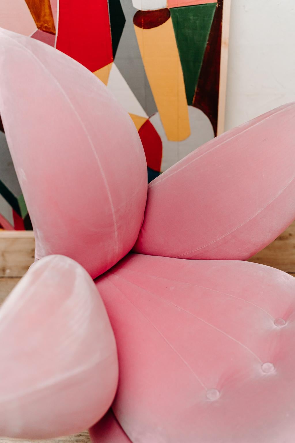 Pink Getsuen Lili Chair by Masanori Umeda, for Edra, Italy In Good Condition In Brecht, BE