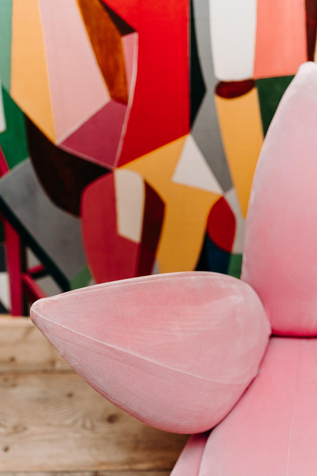 20th Century Pink Getsuen Lili Chair by Masanori Umeda, for Edra, Italy