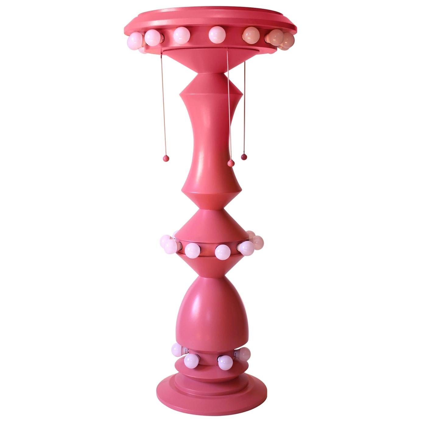 Pink Giostra Lamp For Sale