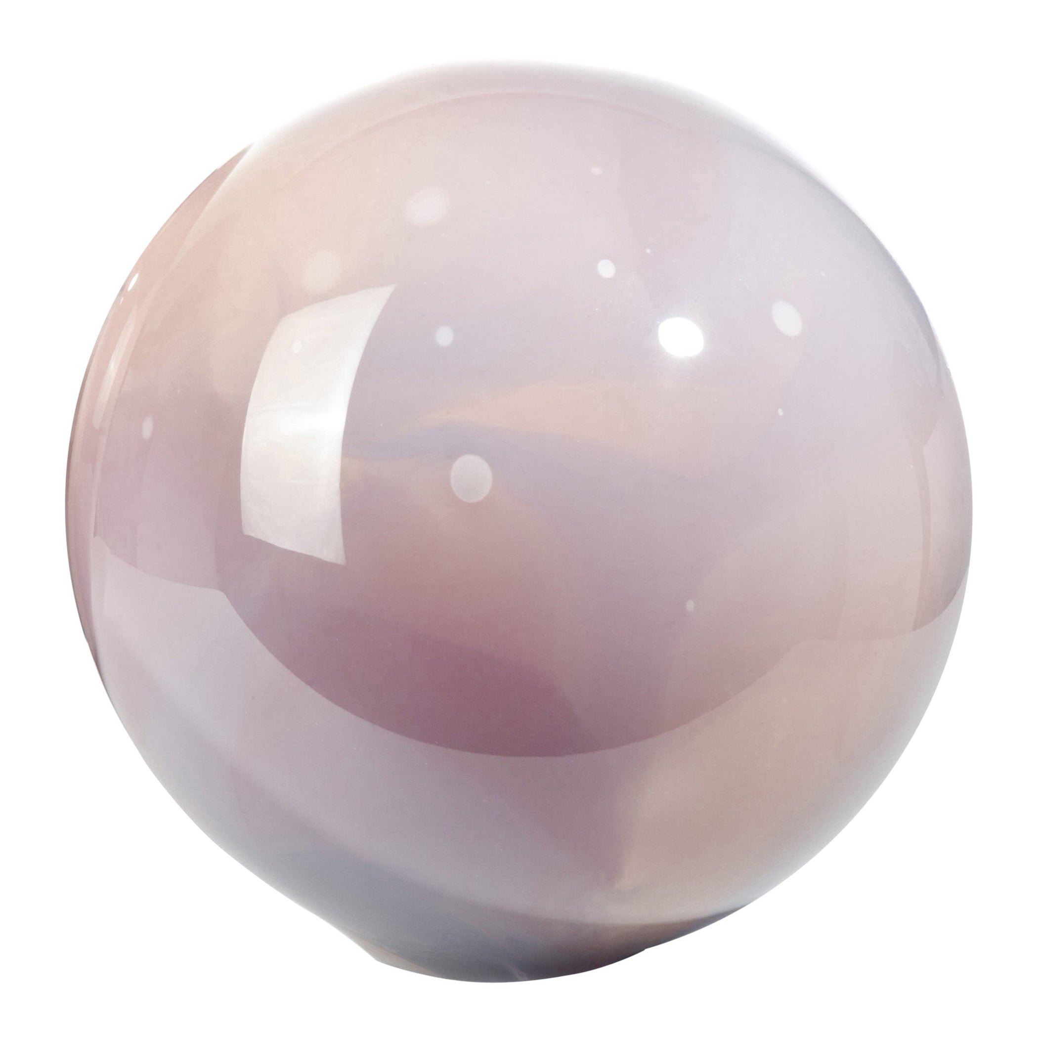 Pink Glass Planet Sculpture by Dechem Studio For Sale