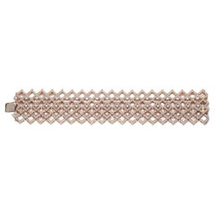 Pink Gold and Diamond Bracelet