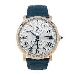 Cartier "Rotonde" Watch, on a Leather Strap