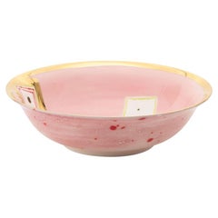 Pink Gold Large Salad Bowl