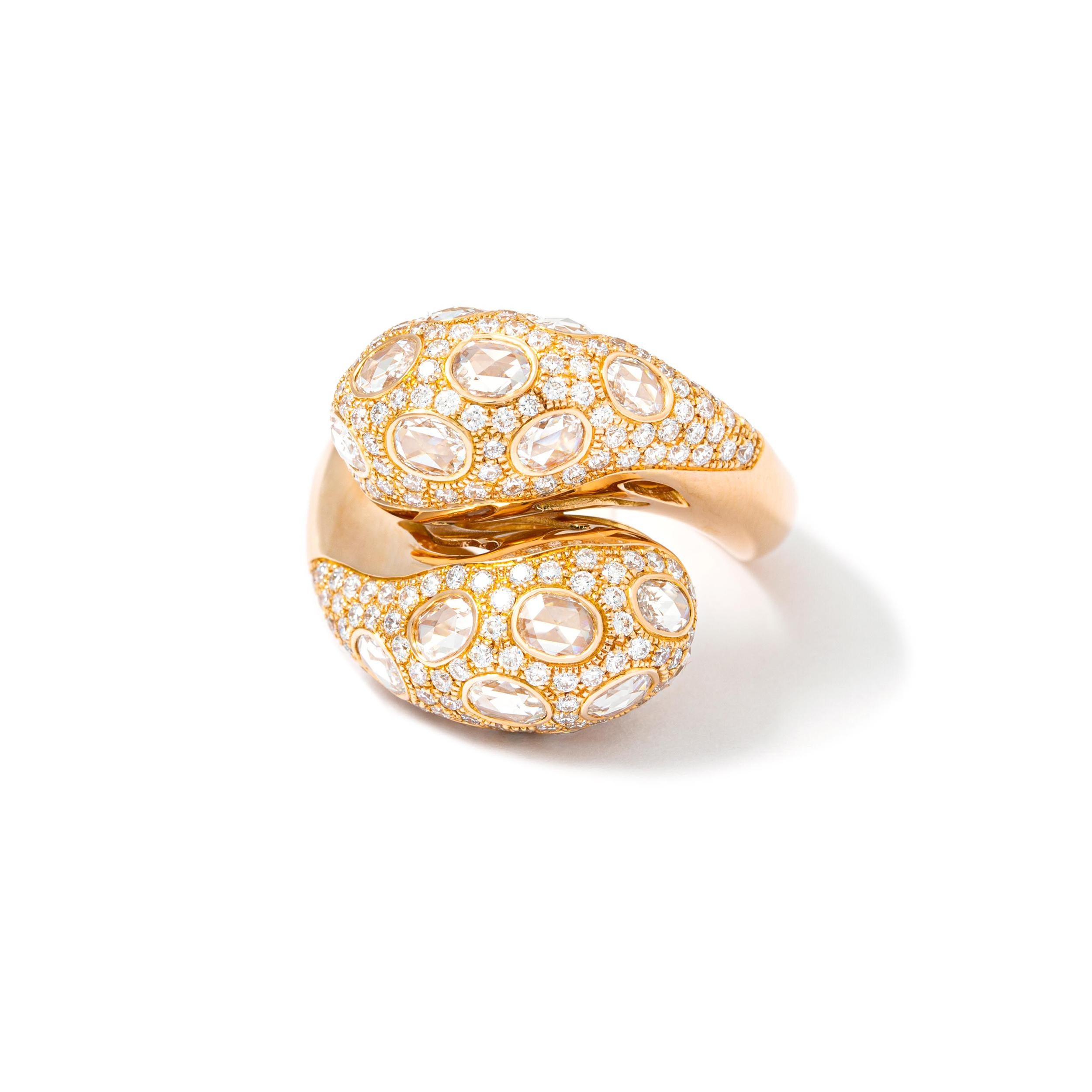 Pink Gold Ring In New Condition For Sale In Geneva, CH