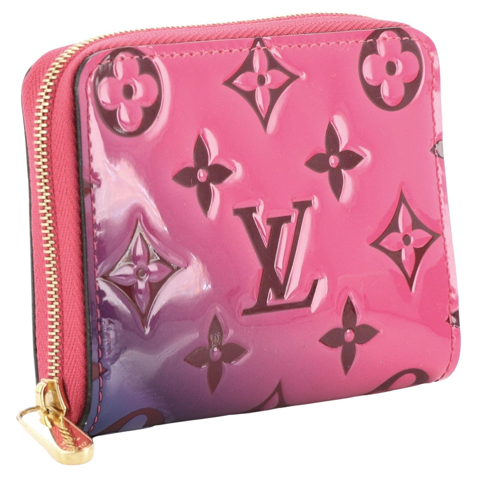 Louis Vuitton Fuchsia Vernis Patent Leather Card Wallet - The Palm