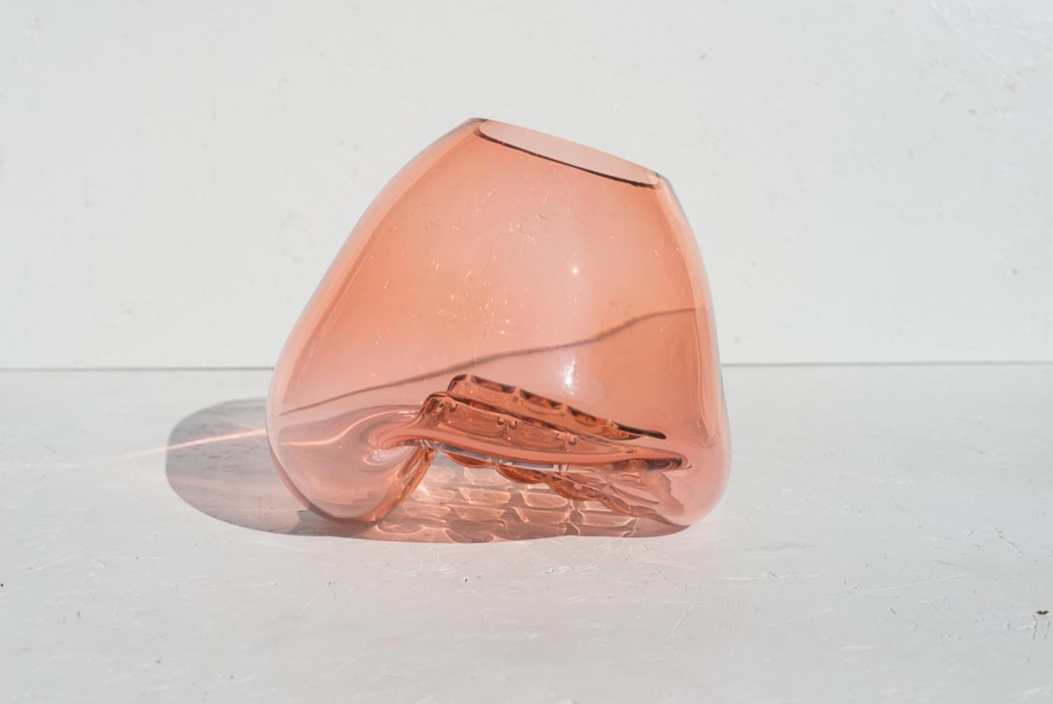 Other Pink Grid Table Vase by Studio Thier & Van Daalen