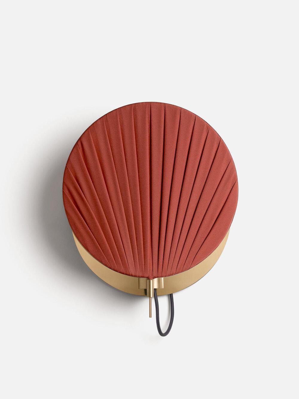 italien Lampe murale rose Guinea de Servomuto en vente