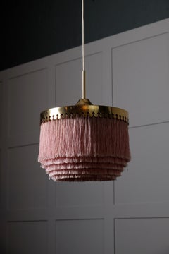 Pink Hans-Agne Jakobsson Ceiling Lamp Model T601, 1960s