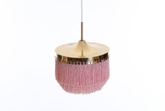 Pink Hans-Agne Jakobsson Ceiling Lamp Model T601, 1960s
