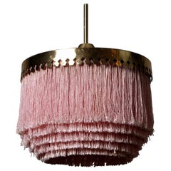 Lampada da soffitto rosa Hans-Agne Jakobsson modello T601, anni '60