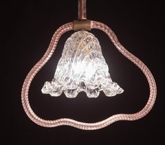 Pink Heart, Barovier e Toso Chandelier, 1950