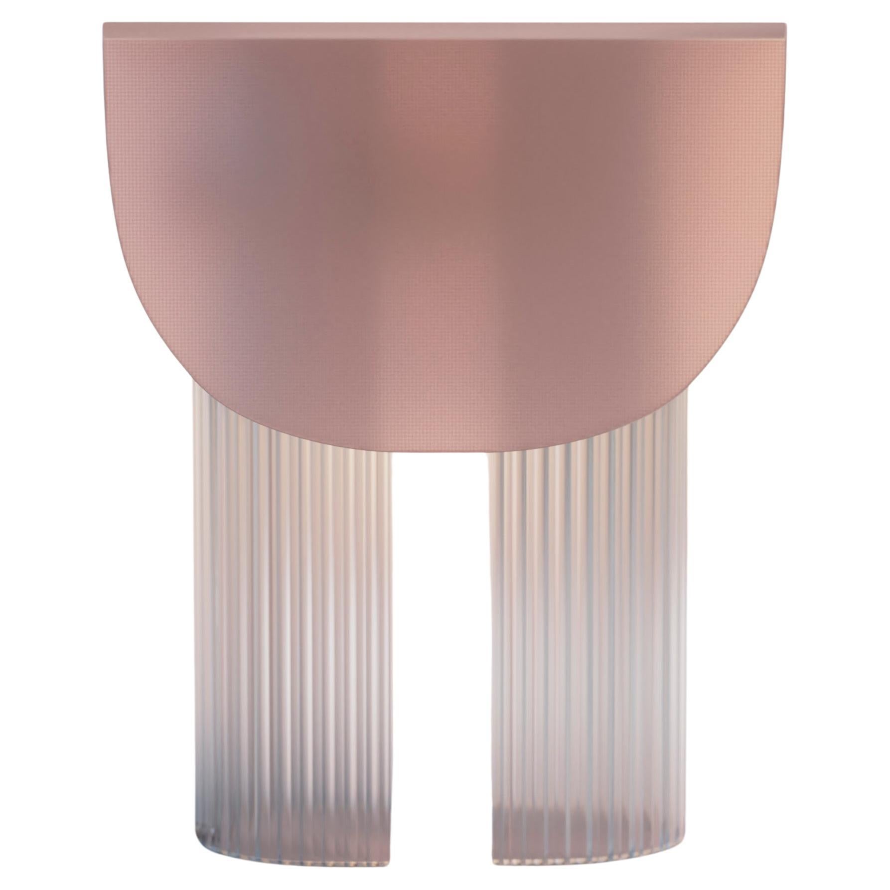 Pink Helia Table Lamp by Glass Variations For Sale