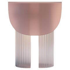 Lampe de table Helia rose par Glass Variations