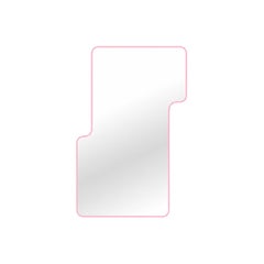 Pink Irregular-Shaped Decorative Wall Mirror – Loveself 04 by oitoproducts