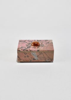 Pink Italian Stone Box