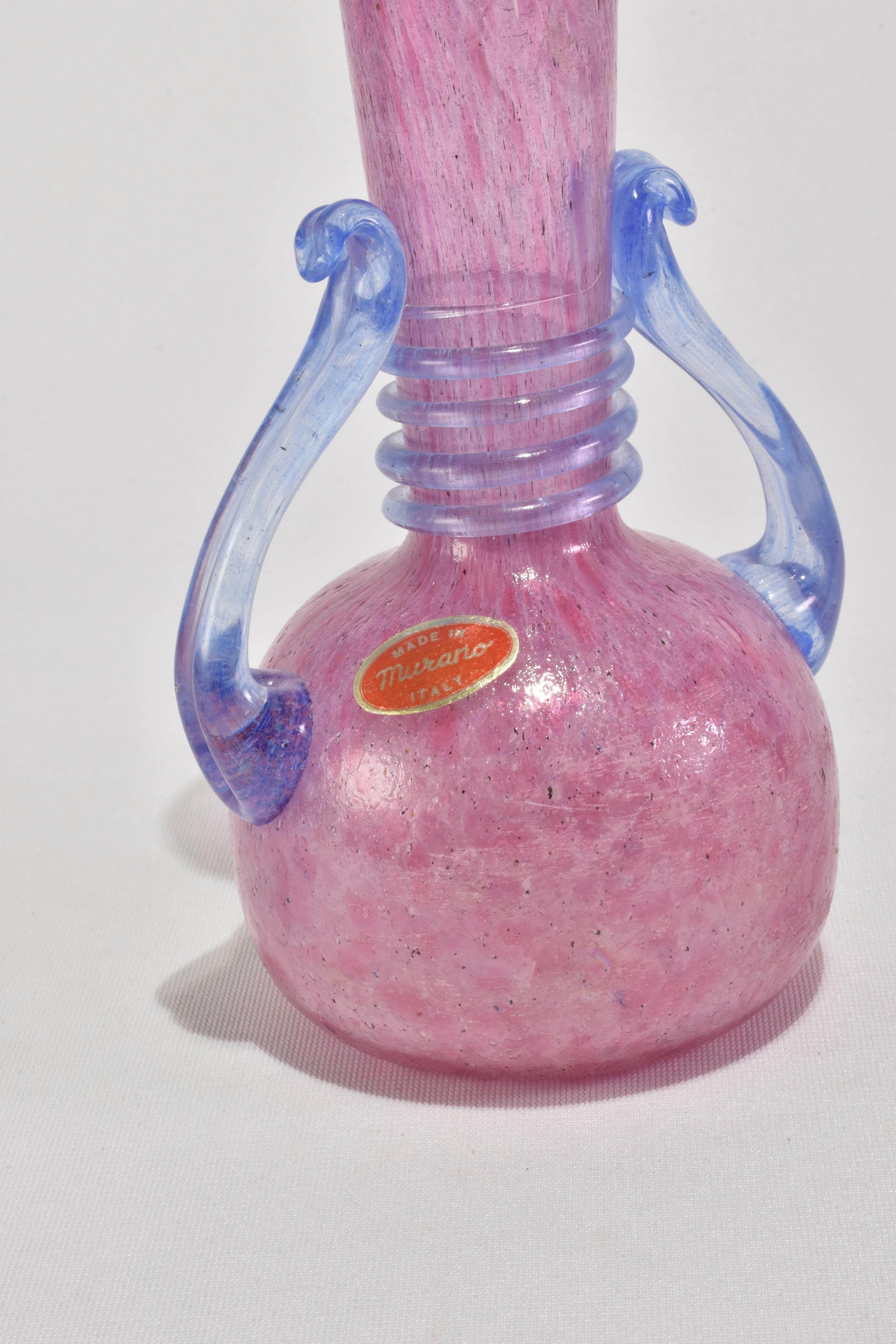 20th Century Pink Italian Vase For Sale
