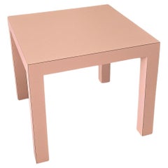 Rosa laminierter Post Modern Beistelltisch