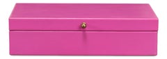 Pink Leather Box, Set of 2