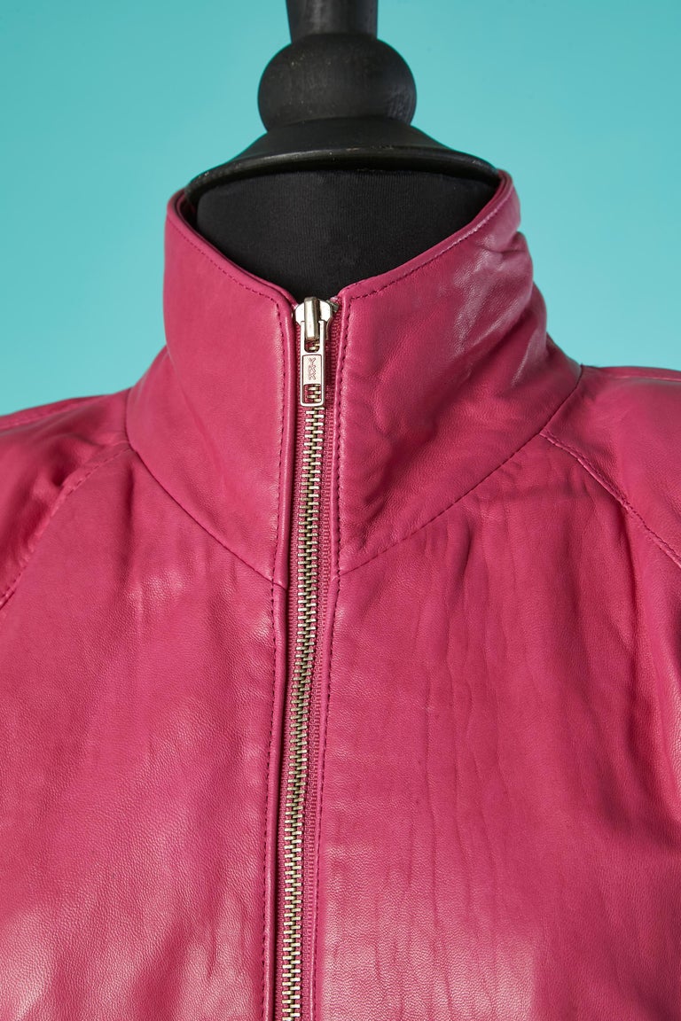 Pink leather dress Michael Hoban for North Beach Leather Circa 1980's For Sale at 1stDibs Pink leather dress Michael Hoban for North Beach Leather Circa 1980's For Sale at 1stDibs